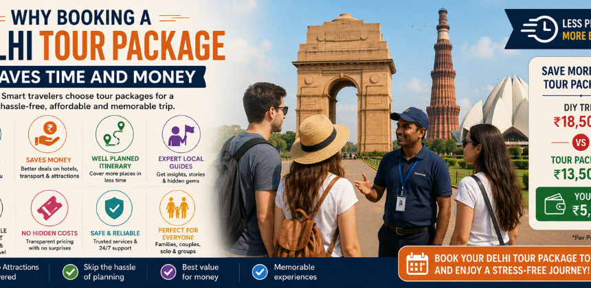 Why Booking a Delhi Tour Package Saves Time and Money
