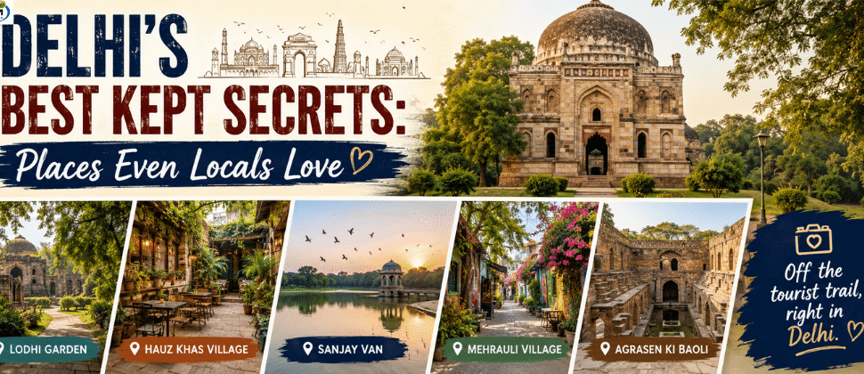 Delhi hidden gems and secret places loved by locals.