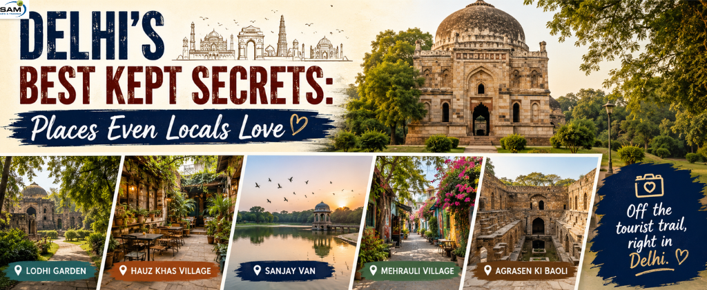 Delhi hidden gems and secret places loved by locals.