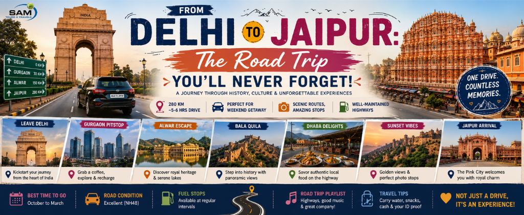 Top weekend getaways from Delhi including Agra, Jaipur, Rishikesh, and Jim Corbett.
